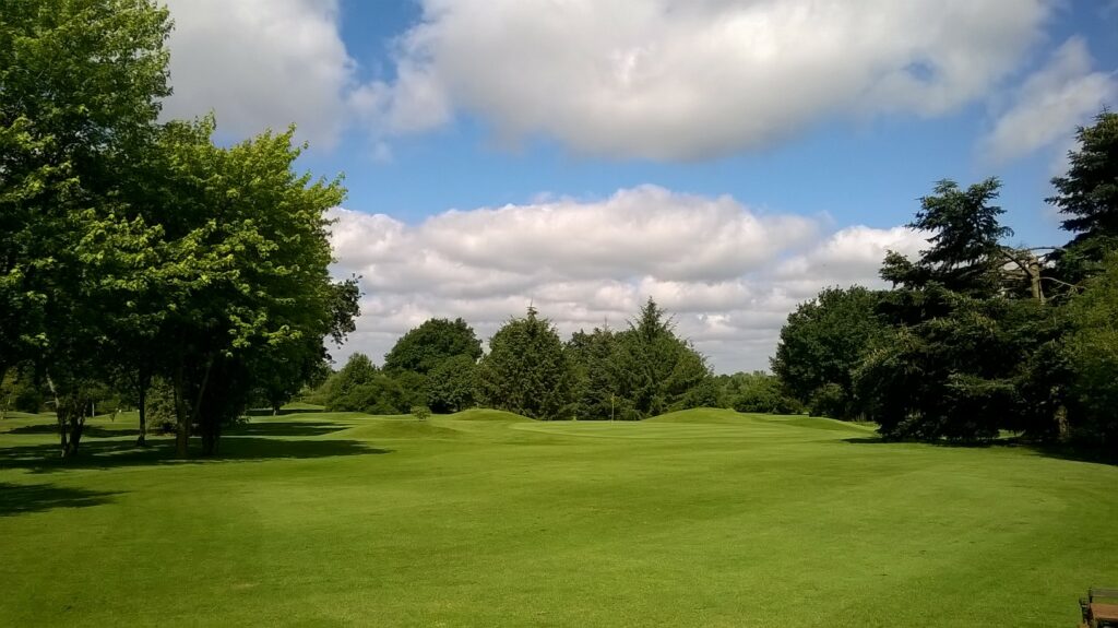 Condensé d'un trou sur un parcours de golf